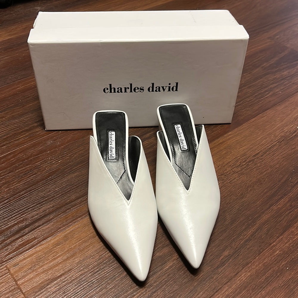 Charles David flats loafers size 9